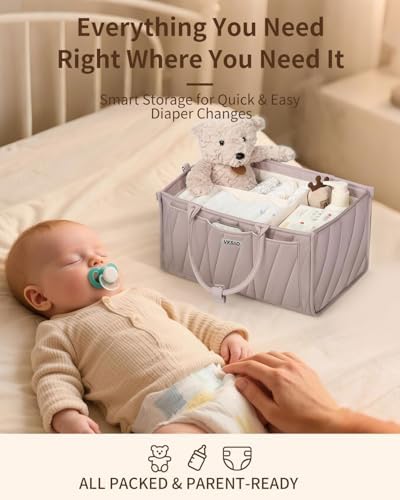 Diaper Caddy Organizer – Portable Storage Basket - Image 2
