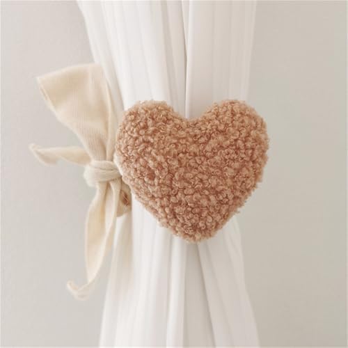 2 Pack Curtain Tiebacks Cute Cartoon Love Curtain Ties, Bedroom Accessories - Image 3
