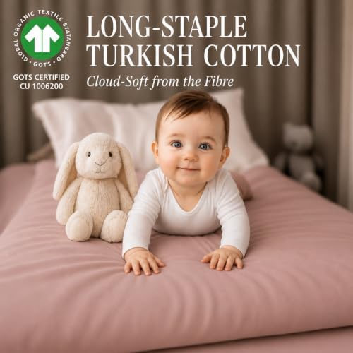 GOTS Organic Bassinet Fitted Sheets Compatible - Image 4
