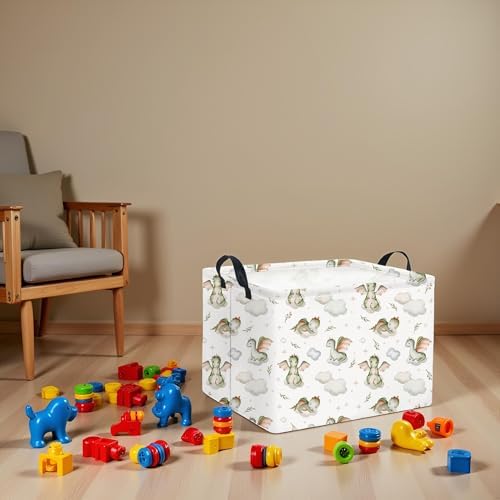 Rectangular Baby Girl Basket Kids Baby Storage Basket Storage Bin Organizer Box - Image 5