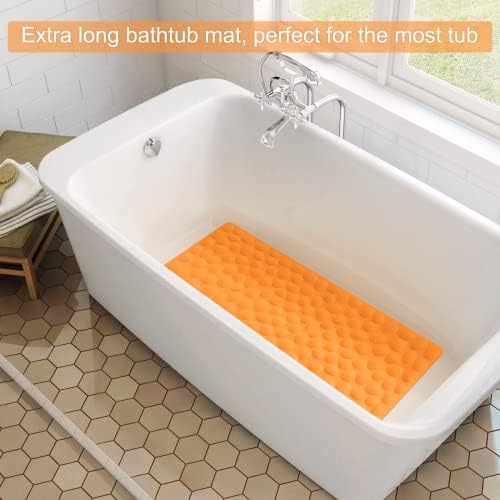 Non-Slip Bathtub Mat OTHWAY Soft Rubber Bathroom Bathmat - Image 6
