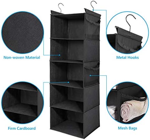 MAX Houser 5-Shelf Hanging Closet Organizer - Image 5