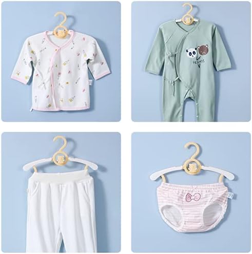 Baby Clothes Hangers 20 Pack Plastic Kids Hangers Space Saving - Image 3