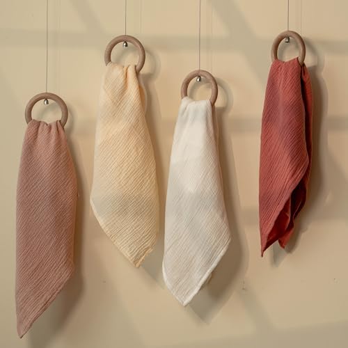 Muslin Receiving Blankets 5 Pack, Soft Swaddle Wraps - Image 6