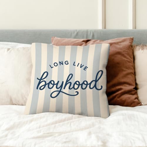kdqua Boy Nursery Pillow Cover 18x18 Double-Sided, Playroom Decorations Throw - Image 2