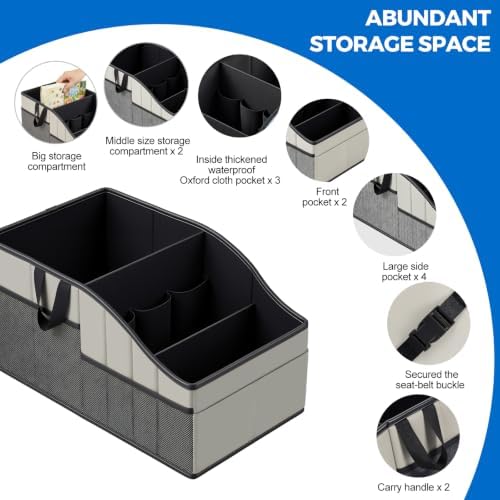 WHHMK Sturdy Leather Car Storage Support Up to 33 LB of Weight - Image 6