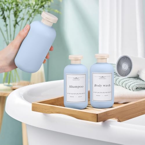 6.8oz Travel Bottles for Toiletries, Empty Plastic Squeeze Bottles - Image 6