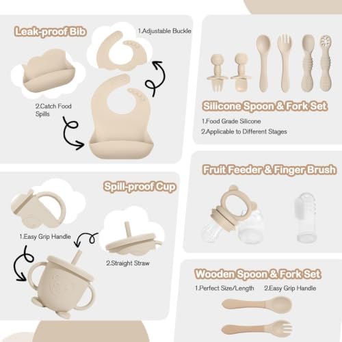 Silicone Baby Feeding Utensils Set - Image 7
