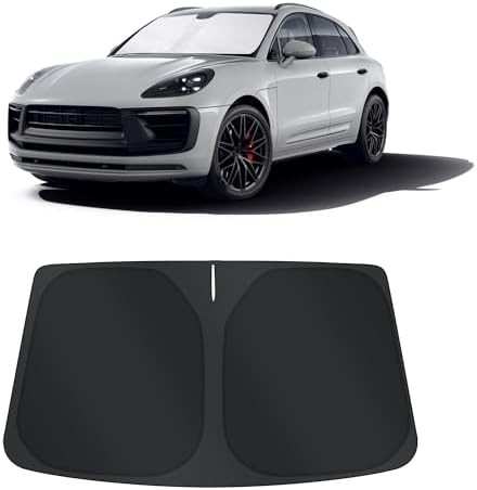 TINGLU Sun Shade for Porsche Macan 2014-2024 2025 2026 Accessories Windshield by TINGLU