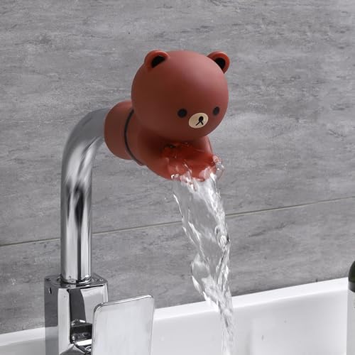 Faucet Cover, Faucet Extender for Children, Anti-Splash Cartoon Silicone by YZNLOQ