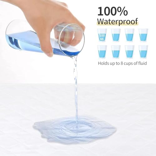 CoolShields Reusable Waterproof Bed Pads Washable Underpads 44 x 52 - Image 2
