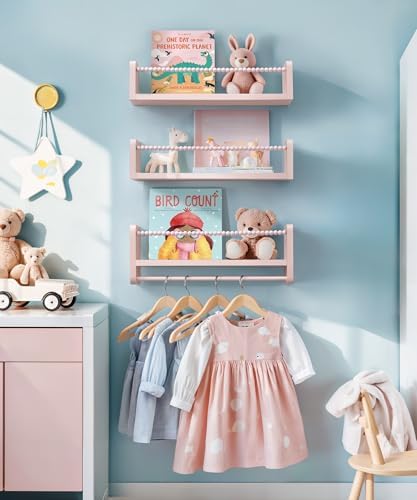 Maxpeuvon Nursery Book Shelves for Wall - Image 4