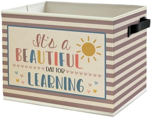 Boho Classroom Storage Bins Box by Unknown