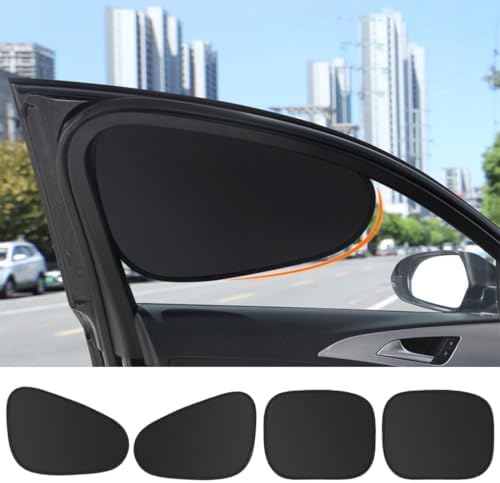 4PCS Car Window Shade, Automobile Sunshade, Car Sun Blocker, Static Suction car by HerbLife-JustForLife