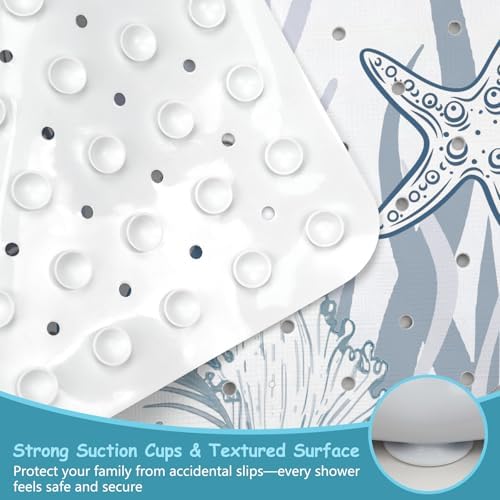 Sea Turtle Square Anti Slip Shower Mats - Image 3
