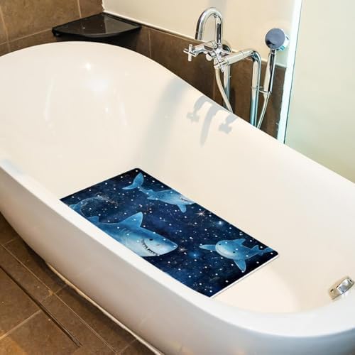 Non Slip Bathtub and Shower Mat 26.8x15.1 inch, Bath Mat - Image 5