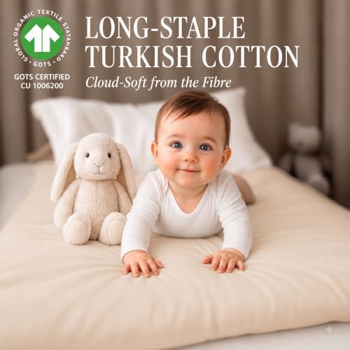GOTS Organic Bedside Bassinet Sheets 35x20 - Image 3