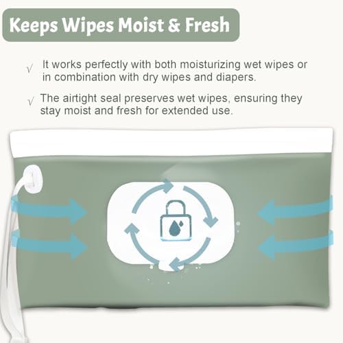 cephira Baby wipes dispenser，portable baby wipes holder - Image 4