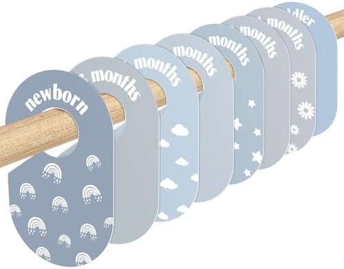 WSICSE 8 Pack Baby Closet Dividers by WSICSE