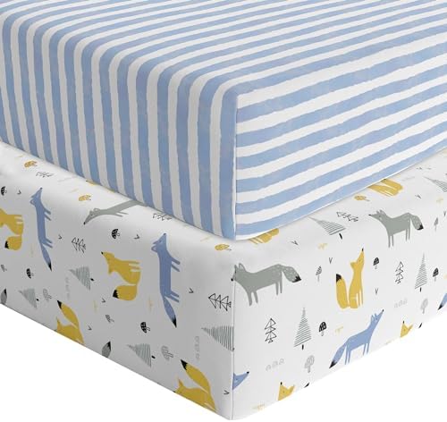 Featherhead™ 2-Pack Fitted Crib Sheets by Featherhead%E2%84%A2