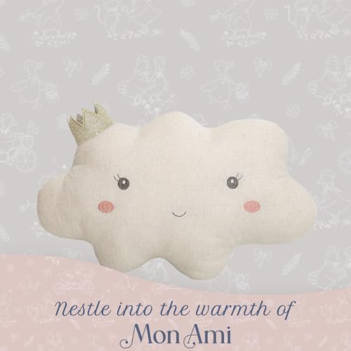 MON AMI Reine Cloud Shaped Throw Pillow, 16x10-Inch Cozy Cushion Gift - Image 4