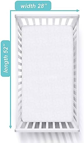 American Baby Company Waterproof Fitted Crib Mattress Protector 52" x 28" - Image 2