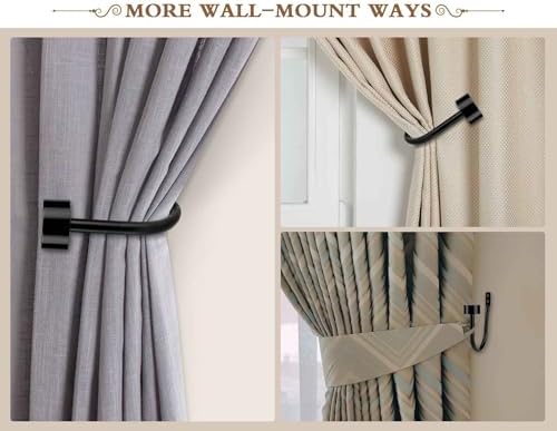 KAMANINA Curtain Holdbacks for Wall - Image 4