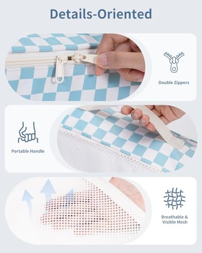 Narwey 7 Set Checkered Packing Cubes - Image 4