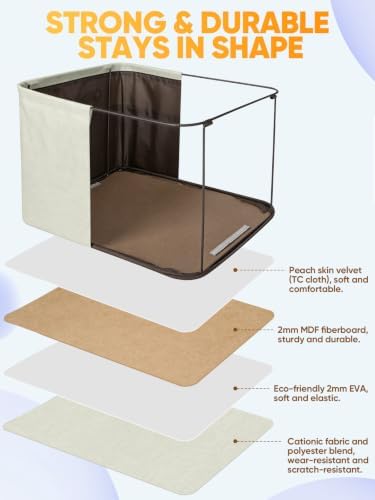 BALEINE 4 Pack Fabric Closet Storage Bins - Image 3