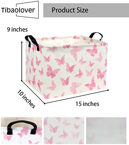 Rectangular Butterfly Basket Kids Baby Storage Basket Cute Toy Storage Bin - Image 6