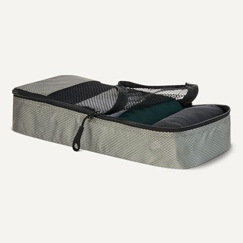 Amazon Essentials 4-Piece Slim Packing Cubes, Travel Accessories Set, Luggage - Image 3