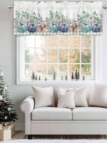 Fall Thanksgiving Kitchen Curtains Valances - Image 4