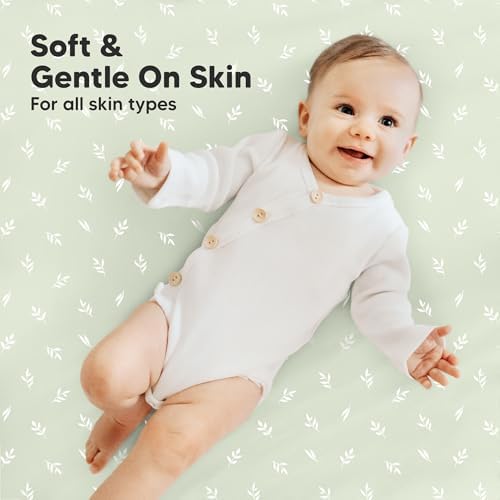 2-Pack Mini Crib Sheets Fitted, 38x26 Pack N Play Mattress Sheets - Image 4