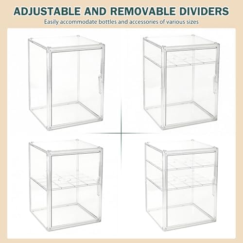 Baby Bottle Organizer, 3 Tiers Acrylic Bottle Storage Organizer Container - Image 7