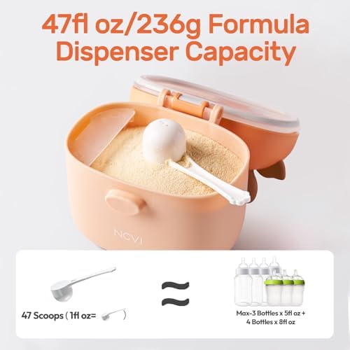 NCVI Formula Container To Go, Baby Formula Dispenser On The Go - Image 2