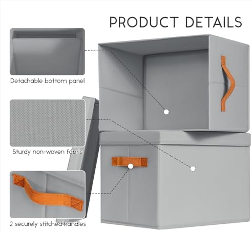Homsorout Storage Bins with Lids - Image 6