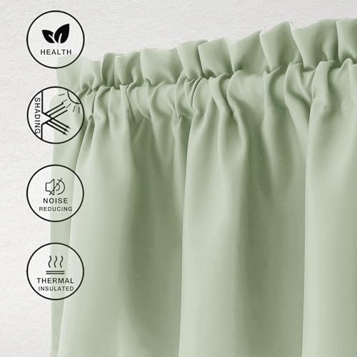 Hiasan Seafoam Green Valance Curtains - Image 2