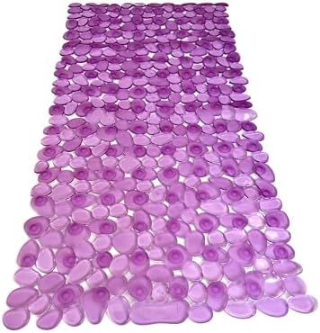 “Pebbles” Non-Slip Bathtub/Shower Mat 27.5”x14” Rectangular, Machine-Washable - Image 2