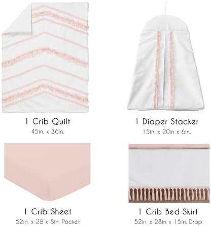 Sweet Jojo Designs 4-Piece Baby Crib Bedding Set - Image 2