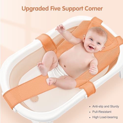 Colorlife Baby Bath Seat Support Net Infant Bathing Seat Support Mat, - Image 2