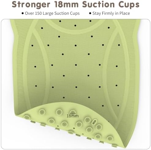Bathtub Mat Non Slip for Kids Baby Toddler, Natural Rubber Dual Anti-Slip - Image 5