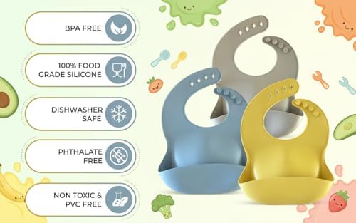 Silicone Baby Feeding Bibs – Waterproof, Soft & Adjustable - Image 6