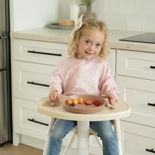 Tiny Twinkle Long Sleeve Bib for Babies & Toddlers | Waterproof Smock Bib for - Image 3