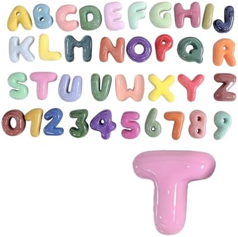4 Inch Gypsum Letter or Number for Wall Decor, Single Alphabet or Digit for by Train2decor