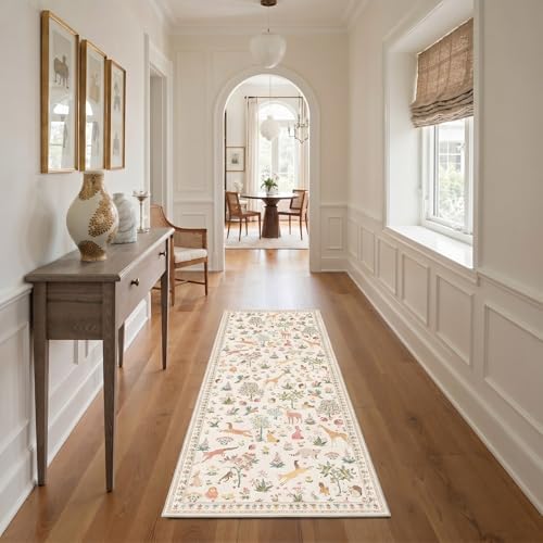 BESBLEE 2X3 Washable Area Rug for Entrance, Animal Doormat Non Slip - Image 4