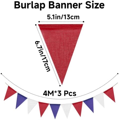 G2PLUS Triangle Flag Bunting, Pennant Banner and Decorative Garland - Image 2