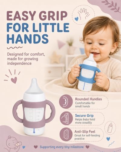 2 Pack Silicone Baby Bottle Handles - Image 4