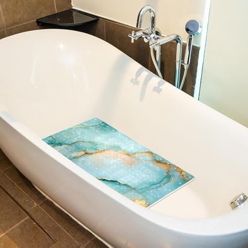 Shower Mat Non Slip, Marble Printed Anti Slip Bath Mat - Image 5