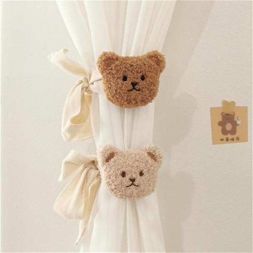2 Pack Curtain Tiebacks Flower Curtain Ties - Image 2