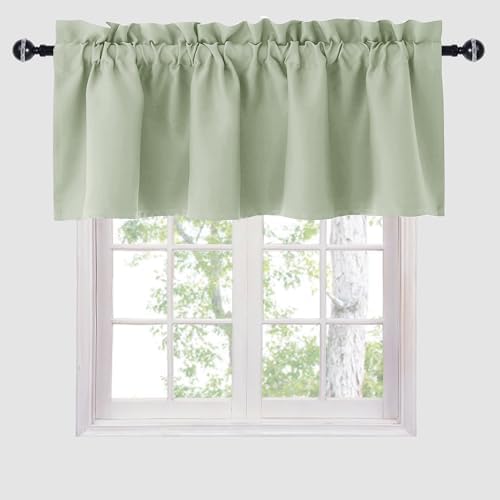 Hiasan Seafoam Green Valance Curtains - Image 6